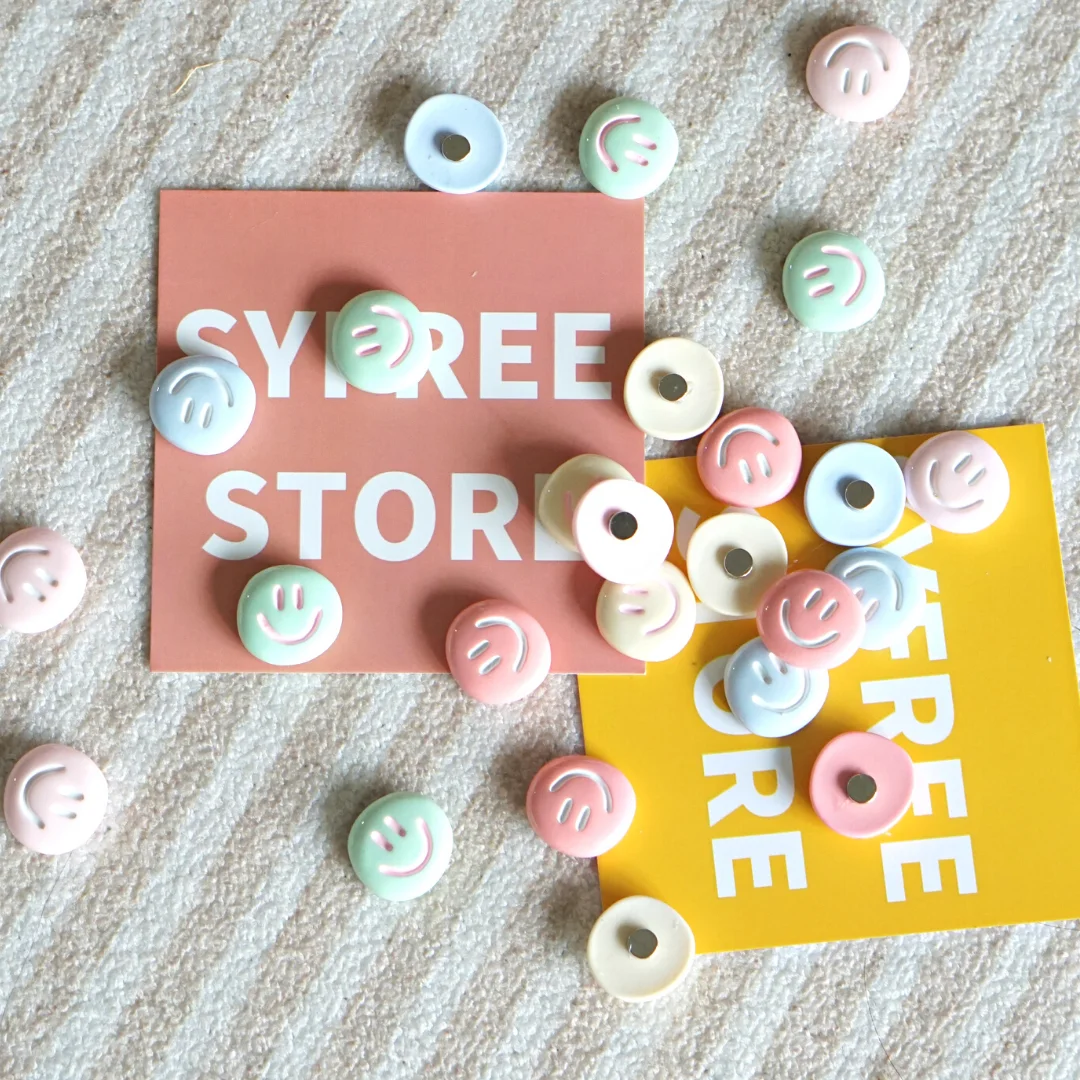 Cute Fridge Smiley Face Magnets (5pcs)