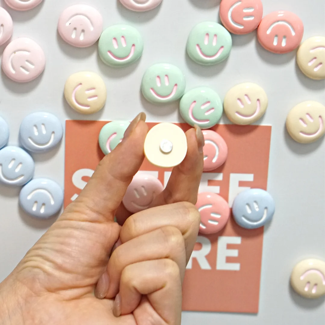 Cute Fridge Smiley Face Magnets (5pcs)