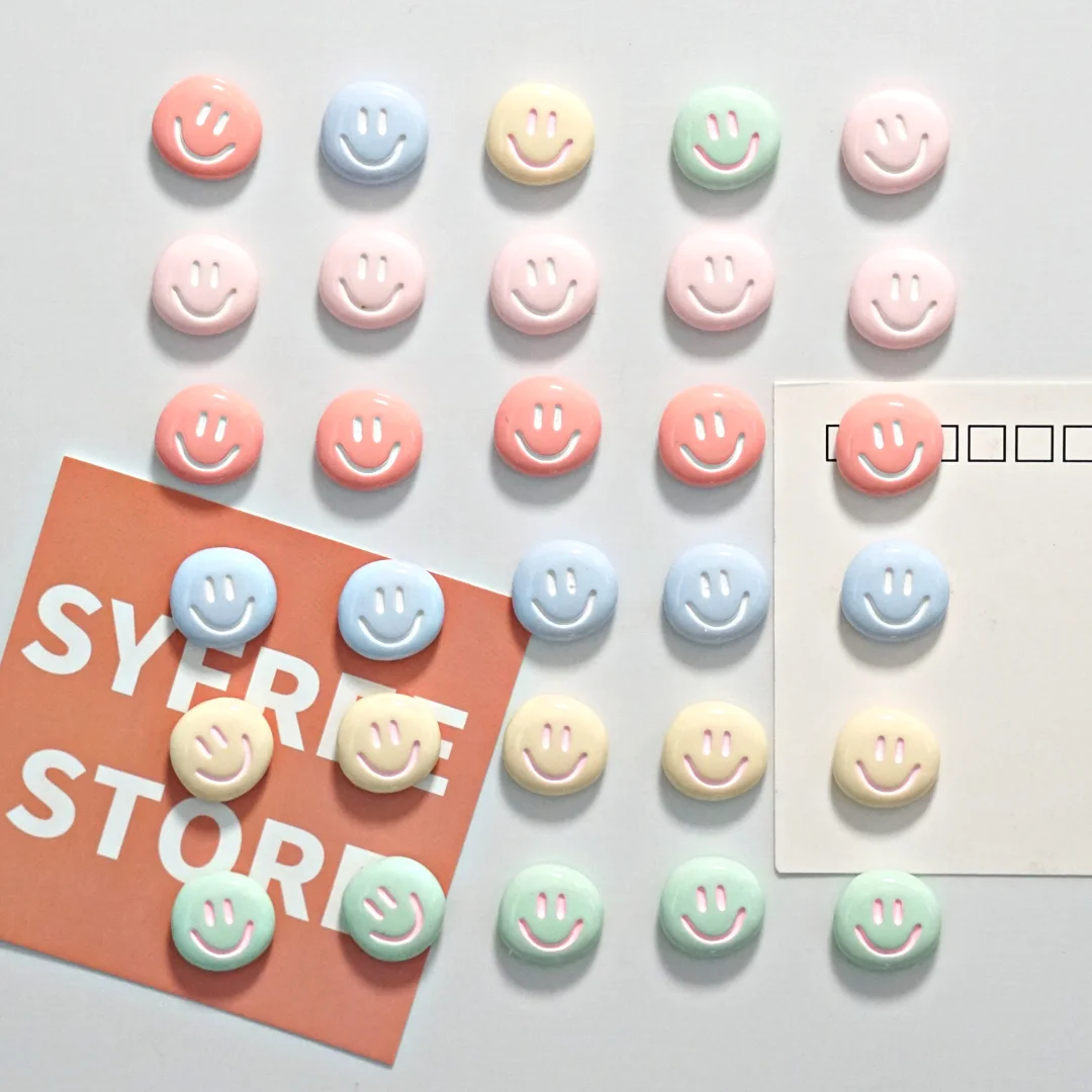 Cute Fridge Smiley Face Magnets (5pcs)