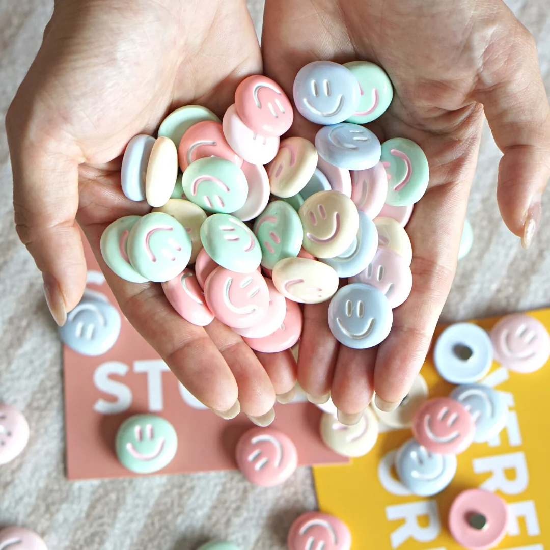 Cute Fridge Smiley Face Magnets (5pcs)