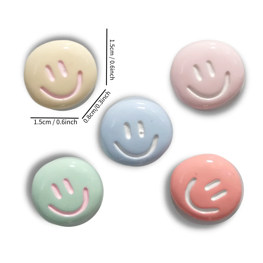 Cute Fridge Smiley Face Magnets (5pcs)