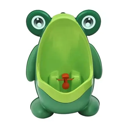 Cute Frog Potty Training Urinal Boy With Fun Aiming Target, Toilet Urinal Trainer, Children Stand Vertical Pee Infant Cute Frog Potty Training Urinal Boy With Fun Aiming Target, Toilet Urinal Trainer, Children Stand Vertical Pee Infant