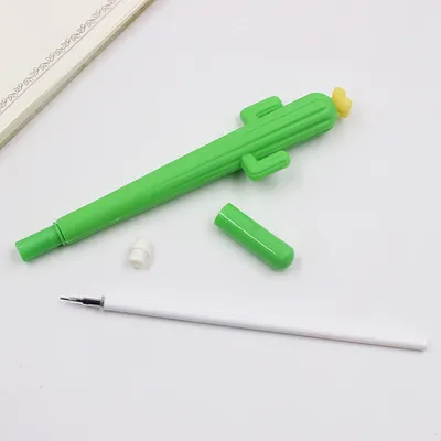 Cute Gel Ink Cactus Pens (20 pcs)