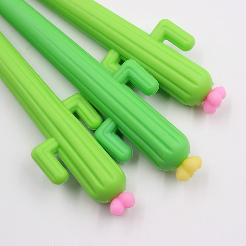 Cute Gel Ink Cactus Pens (20 pcs)