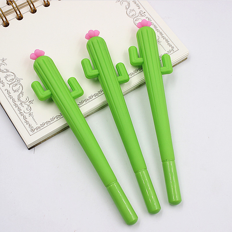 Cute Gel Ink Cactus Pens (20 pcs)