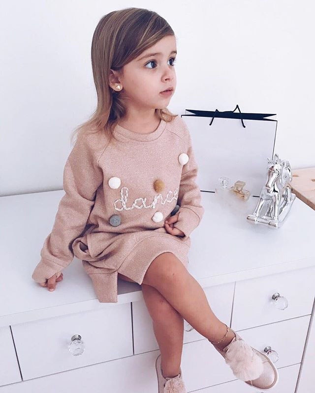 Cute Girls Embroidered Sweatshirts Cute Girls Embroidered Sweatshirts