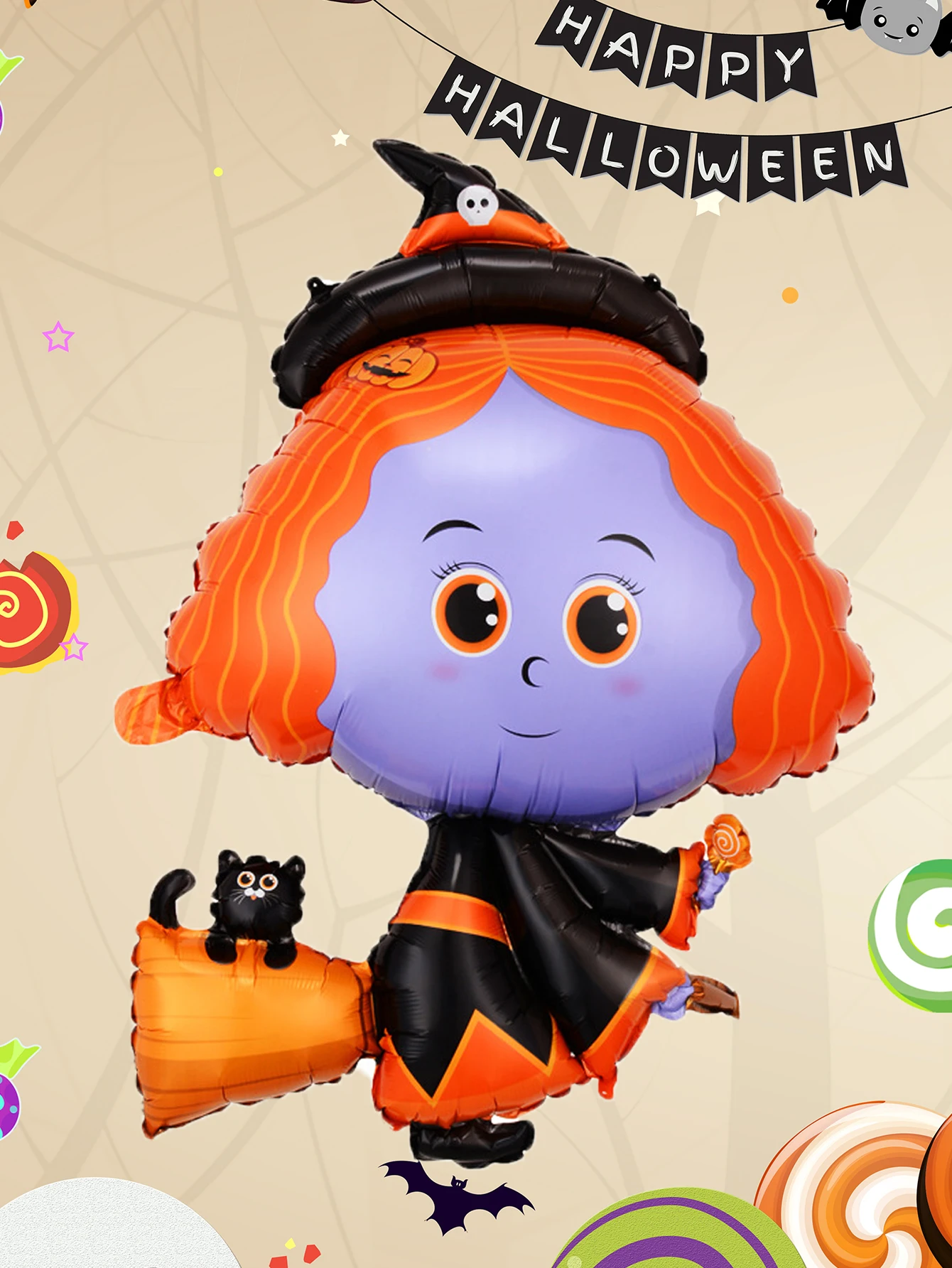 Cute Halloween Foil Balloon Cute Halloween Foil Balloon