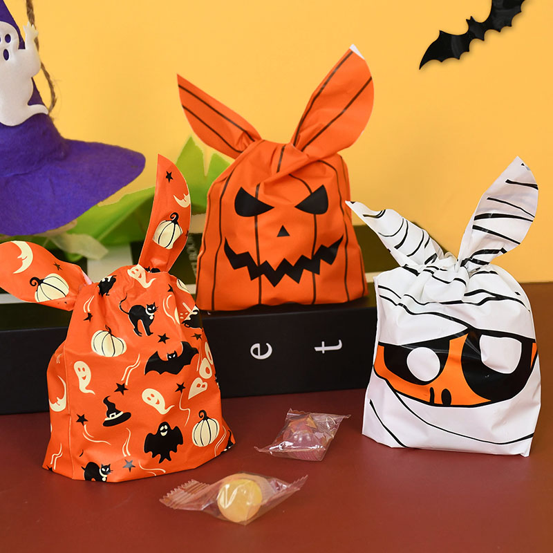 Cute Halloween Treat Bags (50Pcs)