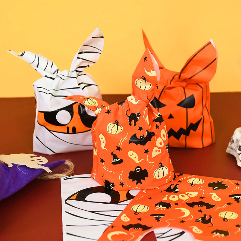 Cute Halloween Treat Bags (50Pcs) Cute Halloween Treat Bags (50Pcs)