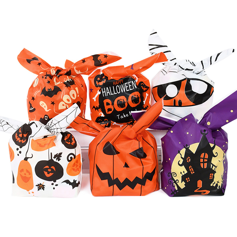 Cute Halloween Treat Bags (50Pcs) Cute Halloween Treat Bags (50Pcs)