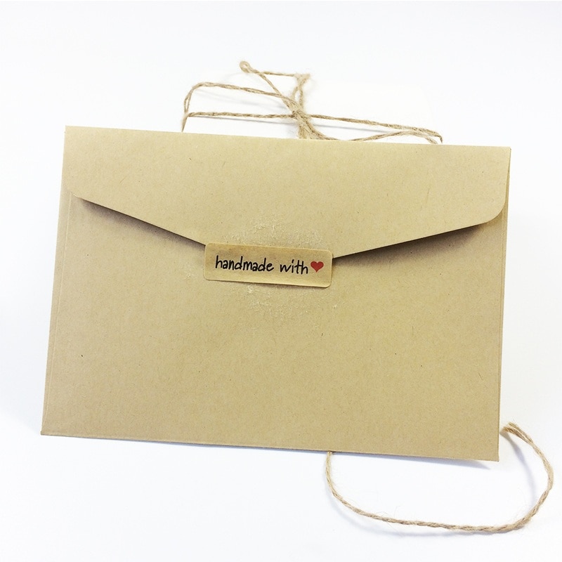 Cute Handmade with Love Stickers (100Pcs) Cute Handmade with Love Stickers (100Pcs)