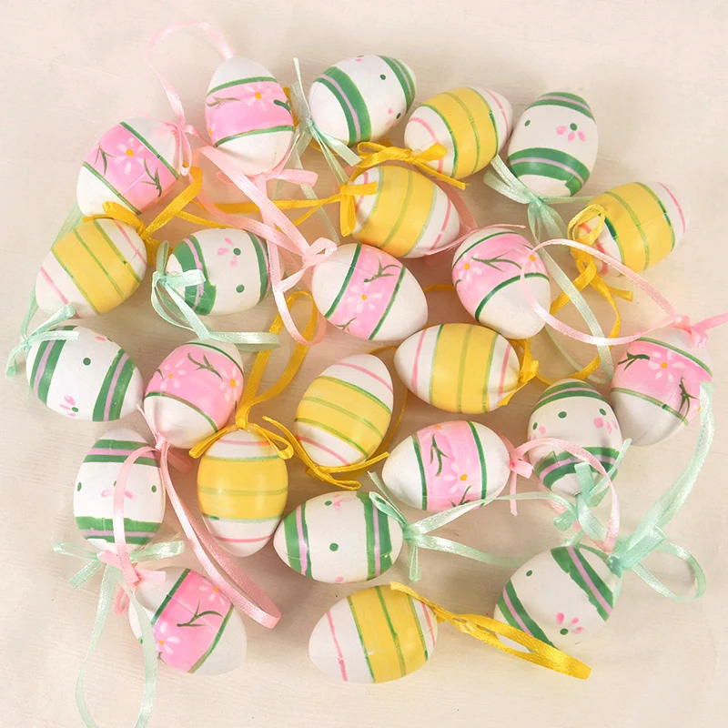 Cute Hanging Easter Eggs Decorations (12Pcs) Cute Hanging Easter Eggs Decorations (12Pcs)