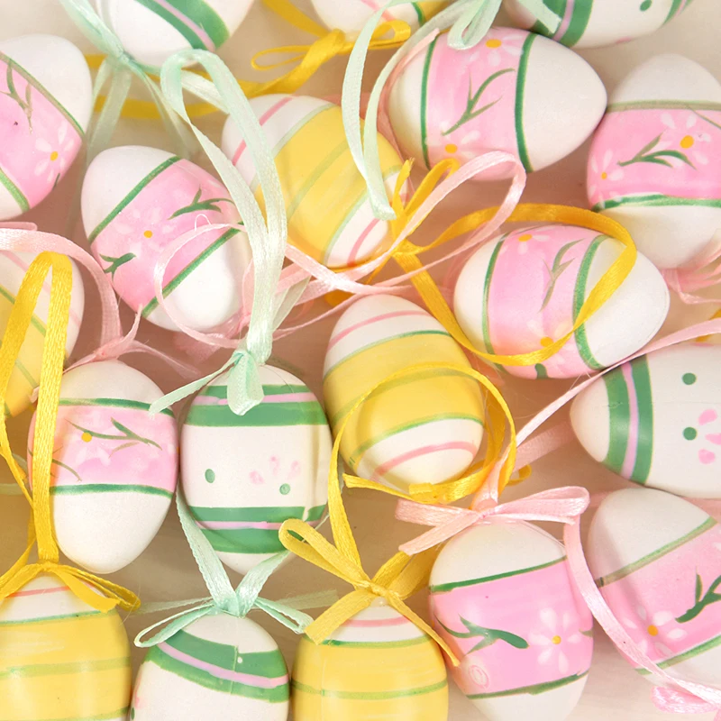 Cute Hanging Easter Eggs Decorations (12Pcs)