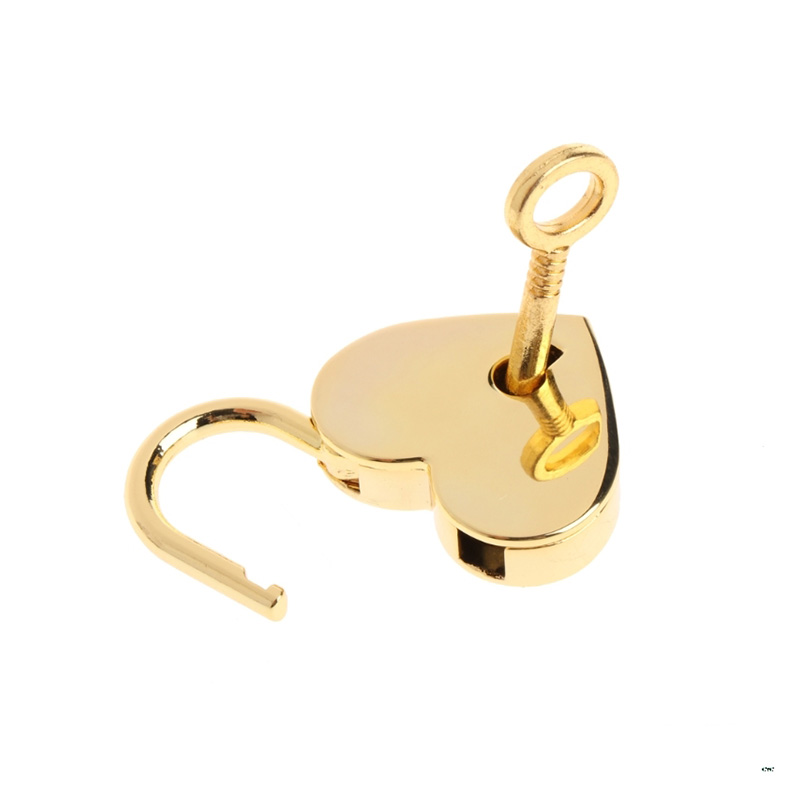 Cute Heart Lock with Vintage Key