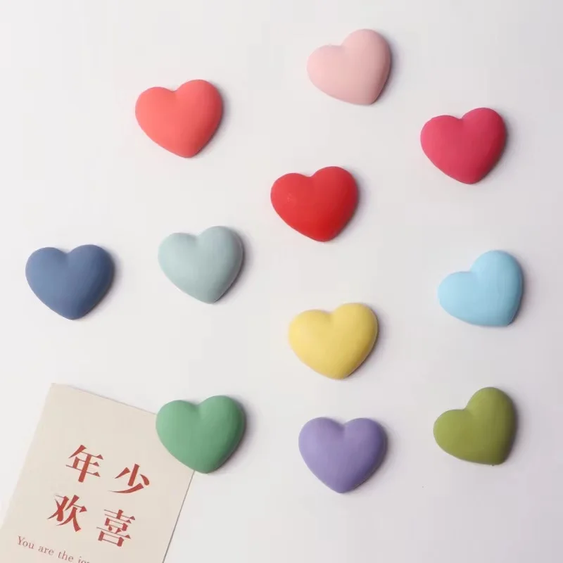 Cute Heart Shaped Magnets (8Pcs)