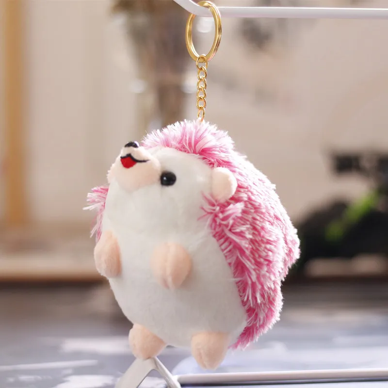 Cute Hedgehog Doll Keys Keychain Girls Cartoon Car Keyring Kawaii Women Bag Accessories Creative Cartoon Plush Doll Cute Hedgehog Doll Keys Keychain Girls Cartoon Car Keyring Kawaii Women Bag Accessories Creative Cartoon Plush Doll
