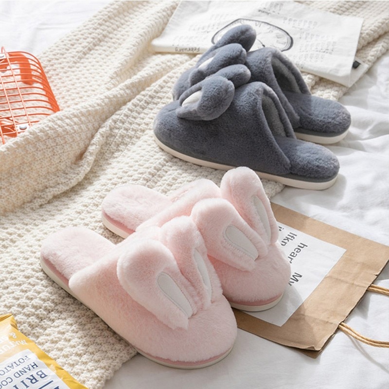 Cute Indoor Bunny Ear Slippers Cute Indoor Bunny Ear Slippers