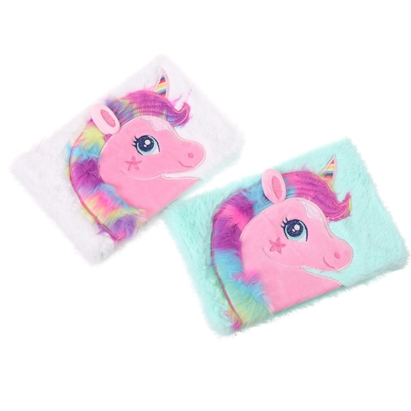 Cute Journal Unicorn Plush Notebook