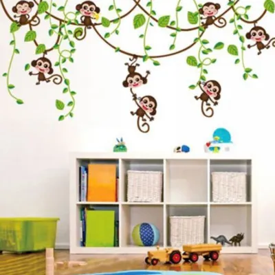 Cute Jungle Sticker for Wall