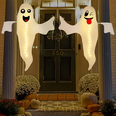 Cute LED Halloween Hanging Ghost