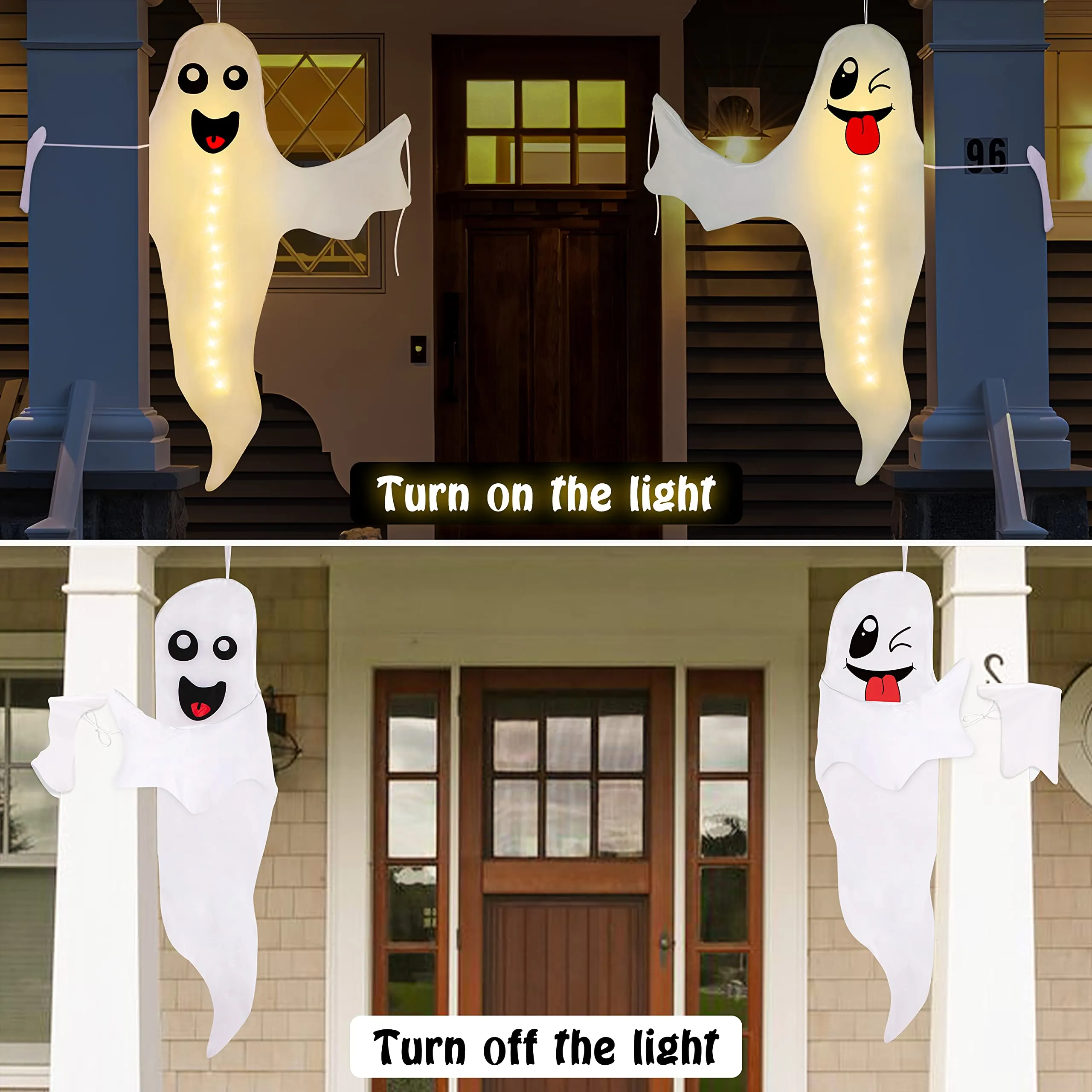 Cute LED Halloween Hanging Ghost