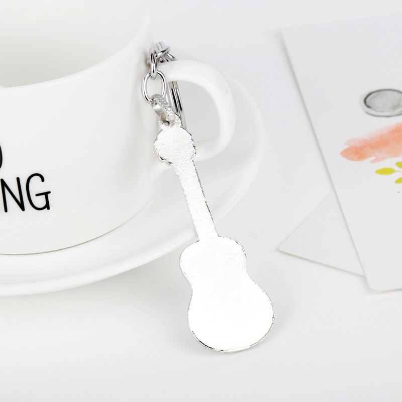 Cute Metal Guitar Keychain Cute Metal Guitar Keychain