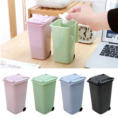 Cute Mini Garbage Can for Desk