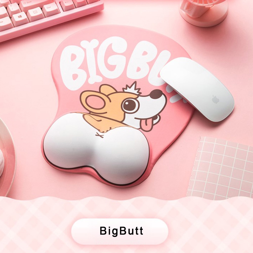 Cute Mouse Pads 3D Corgi Dog Design Cute Mouse Pads 3D Corgi Dog Design