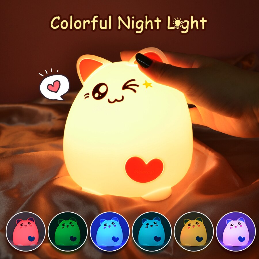 Cute Night Light Lovely Cat Lamp Cute Night Light Lovely Cat Lamp