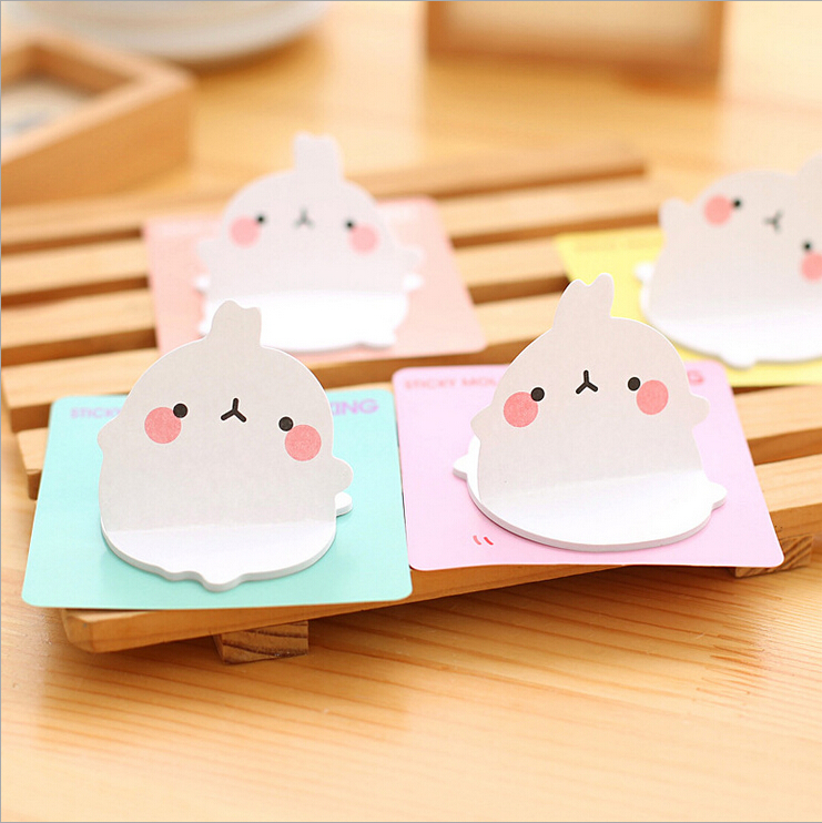 Cute Notes Molang Design Memo Pad