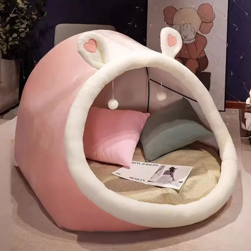 Cute Oversized Adult Child Plush Tent Cozy House Lazy Person Sofa On The Ground Cat's Nest Christmas Cushions Sitting
