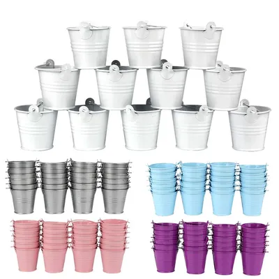Cute Party Favor Mini Metal Buckets Cute Party Favor Mini Metal Buckets