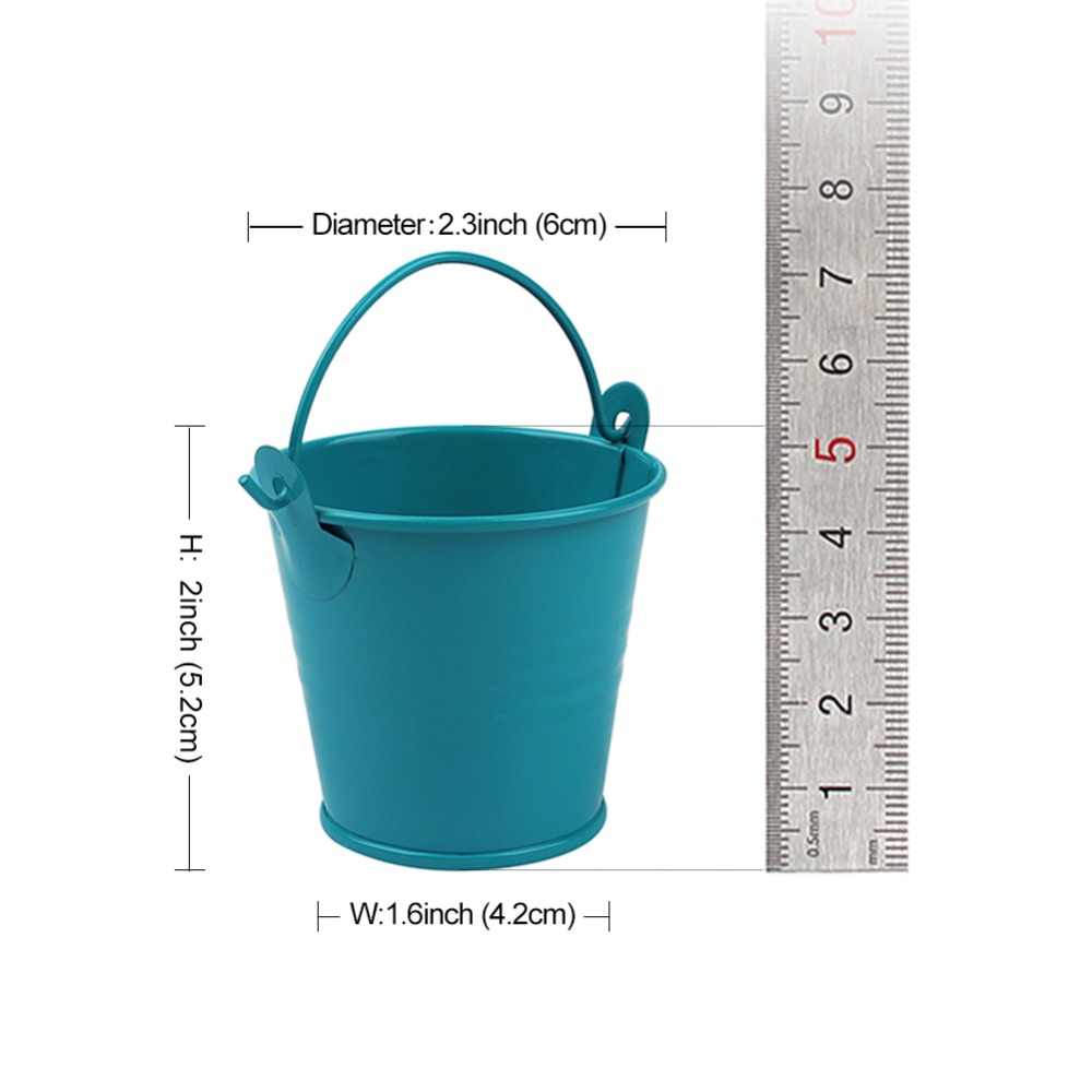 Cute Party Favor Mini Metal Buckets Cute Party Favor Mini Metal Buckets