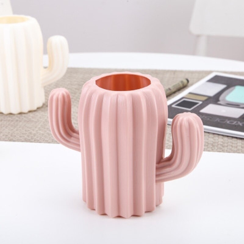 Cute Pen Holder with Cactus Design