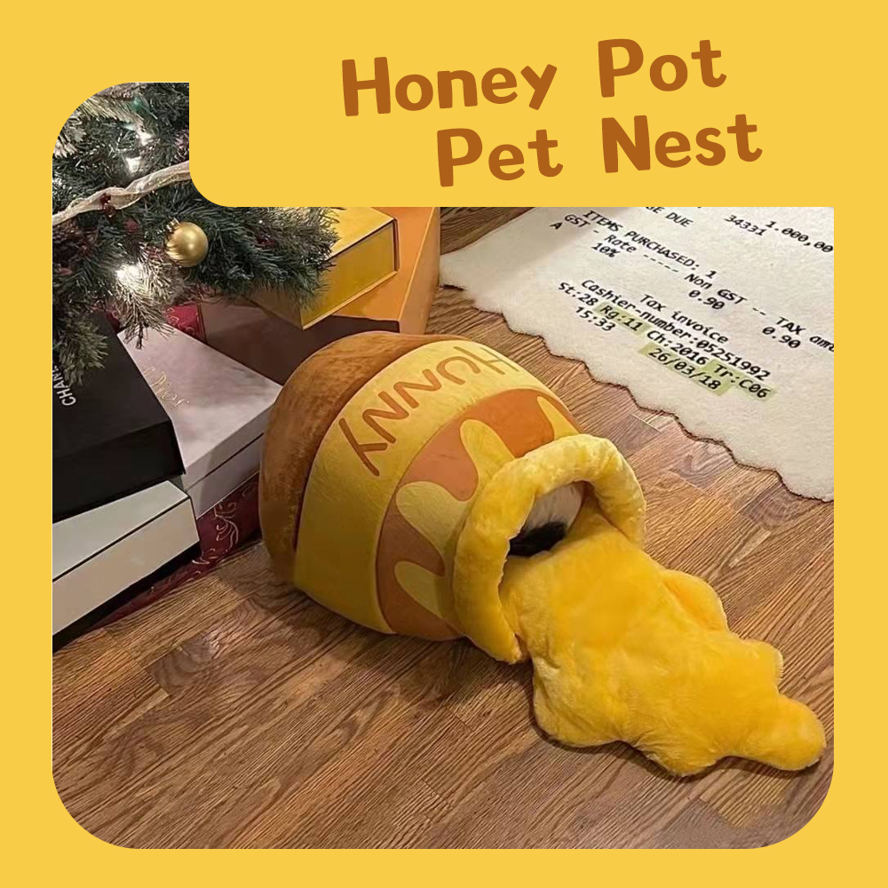 Cute Pet House Honey Jar Cat Bed Cute Pet House Honey Jar Cat Bed