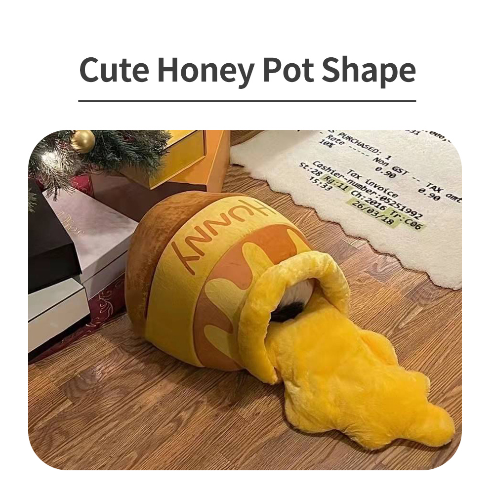 Cute Pet House Honey Jar Cat Bed Cute Pet House Honey Jar Cat Bed