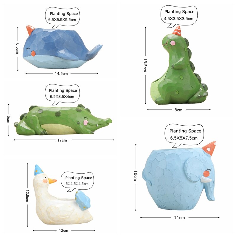 Cute Plant Pot Animal Design Pot Cute Plant Pot Animal Design Pot