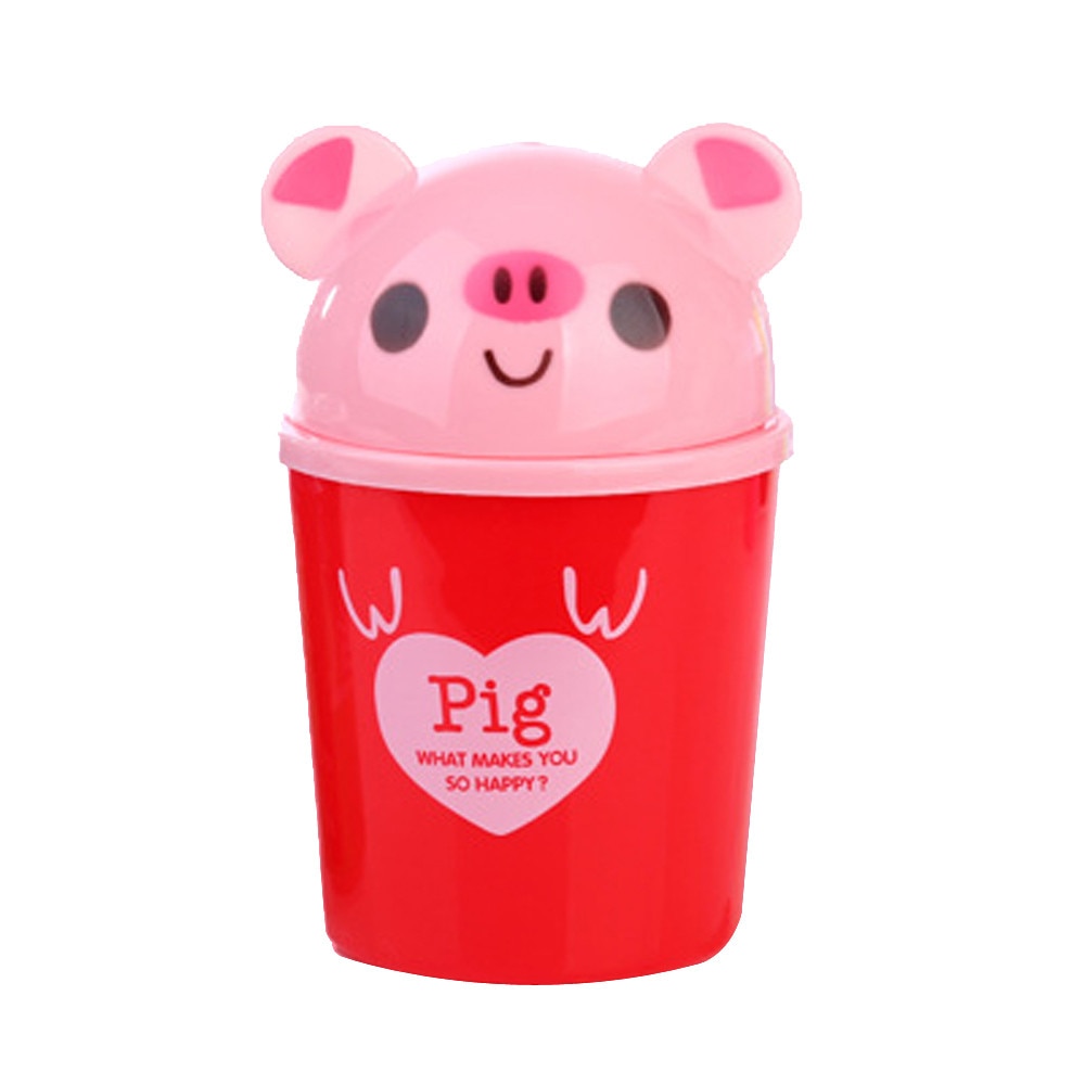 Cute Plastic Mini Trash Bin Cute Plastic Mini Trash Bin