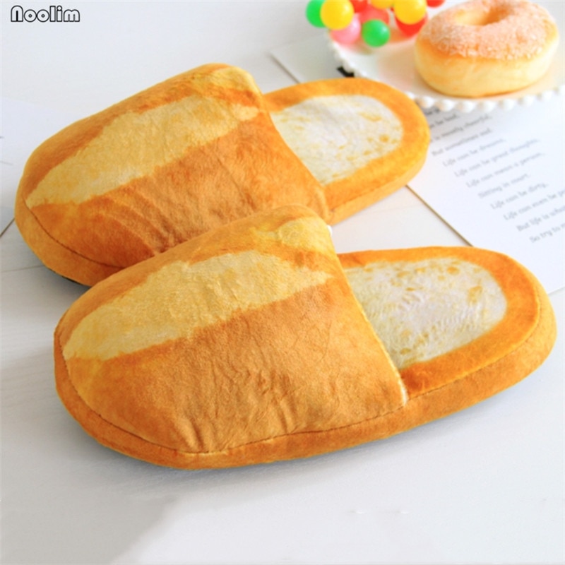 Cute Plush Bread Loaf Slippers Cute Plush Bread Loaf Slippers