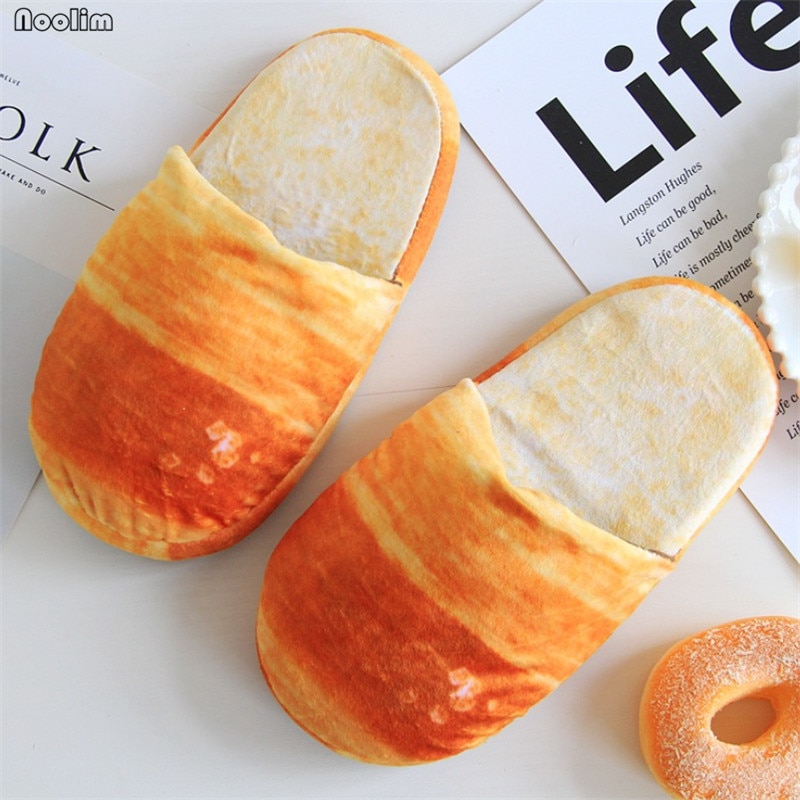 Cute Plush Bread Loaf Slippers Cute Plush Bread Loaf Slippers