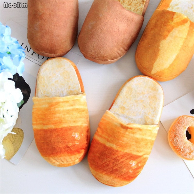 Cute Plush Bread Loaf Slippers Cute Plush Bread Loaf Slippers