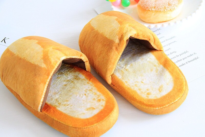 Cute Plush Bread Loaf Slippers Cute Plush Bread Loaf Slippers