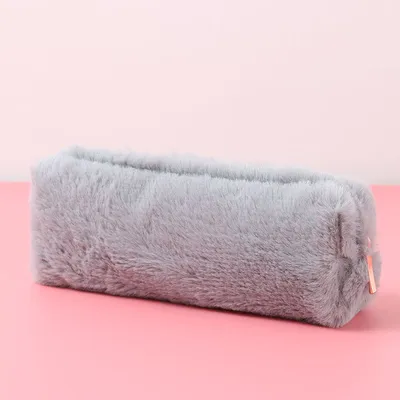 Cute Plush Fluffy Pencil Case Cute Plush Fluffy Pencil Case