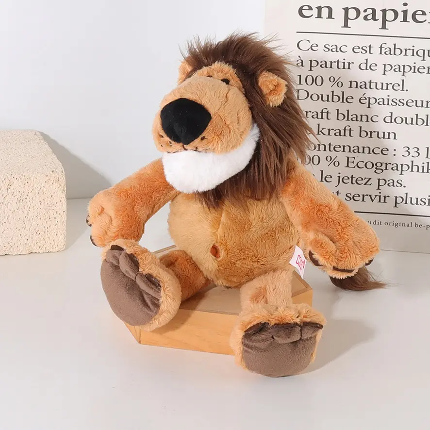 Cute Plush Lion Forest Animal Plush Lion Kid Children Toy Soft Touch Lion Doll Toy