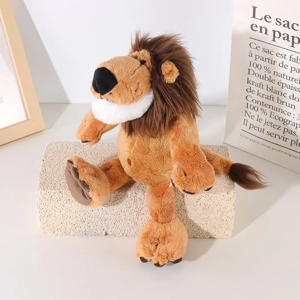 Cute Plush Lion Forest Animal Plush Lion Kid Children Toy Soft Touch Lion Doll Toy