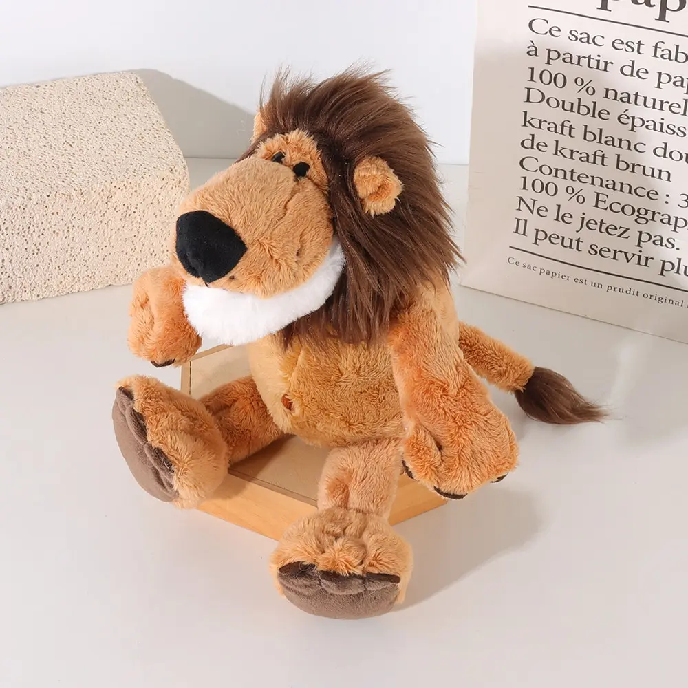 Cute Plush Lion Forest Animal Plush Lion Kid Children Toy Soft Touch Lion Doll Toy