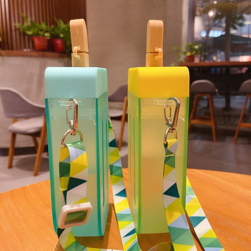 Cute Popsicle Water Bottle with Straw Cute Popsicle Water Bottle with Straw