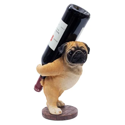 Cute Pug Dog Wine Holder Cute Pug Dog Wine Holder