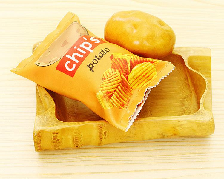 Cute Purses Chips Pencil Pouch Cute Purses Chips Pencil Pouch