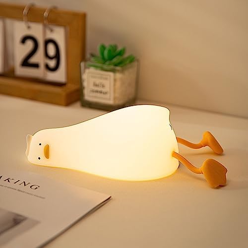 Cute Rechargeable Lazy Duck Night Light